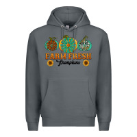 Rock Orange glitter pumpkin Premium Hoodie - NancyCooperArtShop