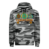 Slate Camo Orange glitter pumpkin Premium Hoodie - NancyCooperArtShop
