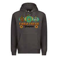 Smoke Orange glitter pumpkin Premium Hoodie - NancyCooperArtShop
