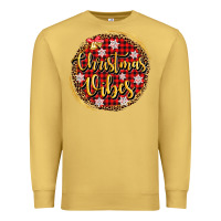 Antique Gold christmas vibes Premium Sweatshirt - AdoDesignShop