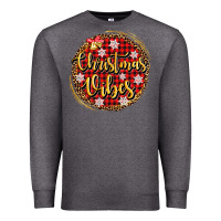 Charcoal Heather christmas vibes Premium Sweatshirt - AdoDesignShop