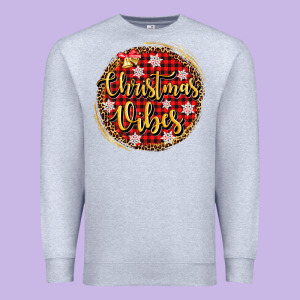 Christmas Vibes Premium Sweatshirt Designed By Adodesignshop
