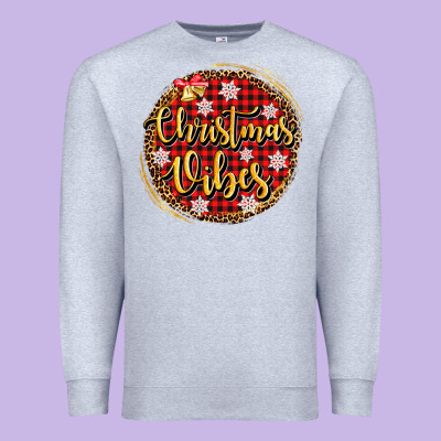 Christmas Vibes Premium Sweatshirt Designed By Adodesignshop