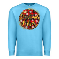 Ocean Blue christmas vibes Premium Sweatshirt - AdoDesignShop