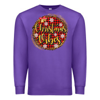 Purple christmas vibes Premium Sweatshirt - AdoDesignShop