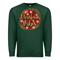 Sports Green christmas vibes Premium Sweatshirt - AdoDesignShop