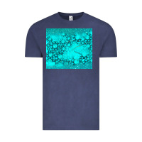 Vintage Denim turquoise gemstone Vintage Tee - RanaPortraitStore