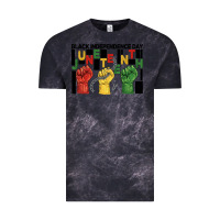 Cloud Black black independence day juneteenth Vintage Tee - BarkalooDesign