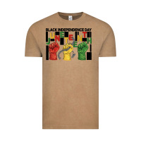 Vintage Coffee black independence day juneteenth Vintage Tee - BarkalooDesign