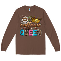 Chestnut caffeine queen Long Sleeve Tee - Zillion Design Studio