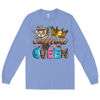 Colony Blue caffeine queen Long Sleeve Tee - Zillion Design Studio