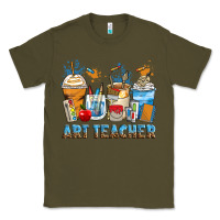 Army Green art teacher coffee cups Classic Tee - Zillion Design Studio