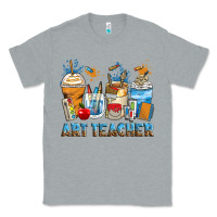 Heather Grey art teacher coffee cups Classic Tee - Zillion Design Studio