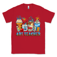 Red art teacher coffee cups Classic Tee - Zillion Design Studio