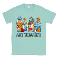 Seafoam art teacher coffee cups Classic Tee - Zillion Design Studio