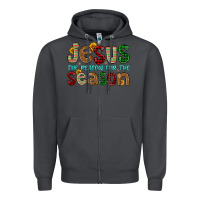 Smoke jesus the reason for the season Zipper Hoodie - FaDigitalArtStudio
