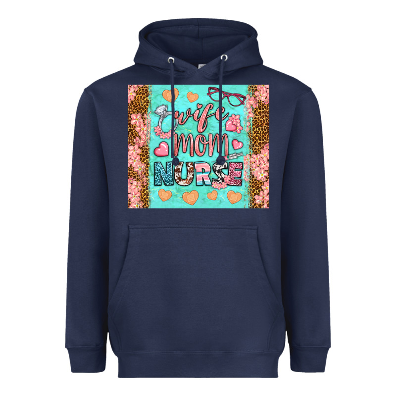 Wife Mom Nurse Tumbler Heavyweight Hoodie by BundleAndBundleShop | Teevron