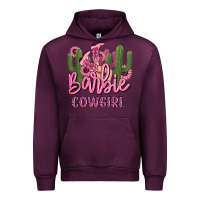 Mauve Wine barbie cowgirl Urban Hoodie - MaliasSmallBusiness
