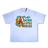 Grape Ice western just a girl who loves horses Urban Heavy Tee - texasbilliewilder
