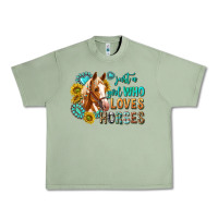 Western Just A Girl Who Loves Horses Urban Heavy Tee | Teevron