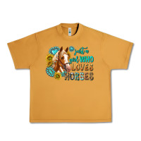Peanut Butter western just a girl who loves horses Urban Heavy Tee - texasbilliewilder