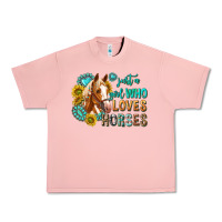 Salmon western just a girl who loves horses Urban Heavy Tee - texasbilliewilder