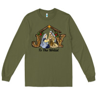 Army Green christmas oh holly night Long Sleeve Tee - RanaPortraitStore
