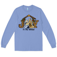 Colony Blue christmas oh holly night Long Sleeve Tee - RanaPortraitStore