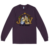 Plum christmas oh holly night Long Sleeve Tee - RanaPortraitStore