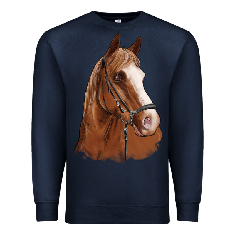 Horse Portrait Premium Sweatshirt by Artiststas | Teevron