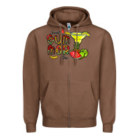 Chestnut sweet summer time Zipper Hoodie - CowhideDigitalArt