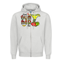 Dove Grey sweet summer time Zipper Hoodie - CowhideDigitalArt