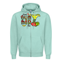 Seafoam sweet summer time Zipper Hoodie - CowhideDigitalArt