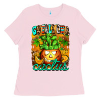 Bubblegum Pink go fall on a cactus Ladies Tee - AdoDesignShop