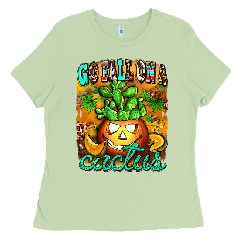Go Fall On A Cactus Ladies Tee by AdoDesignShop | Teevron