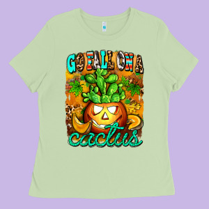 Go Fall On A Cactus Ladies Tee Designed By Adodesignshop