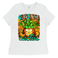 White go fall on a cactus Ladies Tee - AdoDesignShop