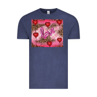 Vintage Denim valentines day love Vintage Tee - RanaPortraitStore