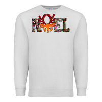 Dove Grey noel reindeer Premium Sweatshirt - AdoDesignShop