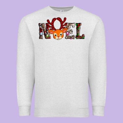 Noel Reindeer Premium Sweatshirt Designed By Adodesignshop