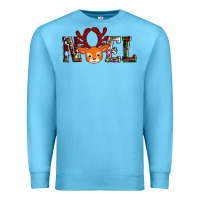 Ocean Blue noel reindeer Premium Sweatshirt - AdoDesignShop