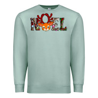 Seafoam noel reindeer Premium Sweatshirt - AdoDesignShop