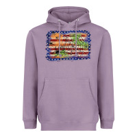 Lavender American flag halloween background Heavyweight Hoodie - JahusDesignShop