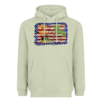 Matcha American flag halloween background Heavyweight Hoodie - JahusDesignShop
