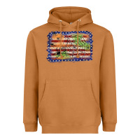 Meerkat American flag halloween background Heavyweight Hoodie - JahusDesignShop