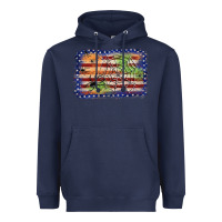 Navy American flag halloween background Heavyweight Hoodie - JahusDesignShop