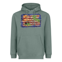 Sage American flag halloween background Heavyweight Hoodie - JahusDesignShop