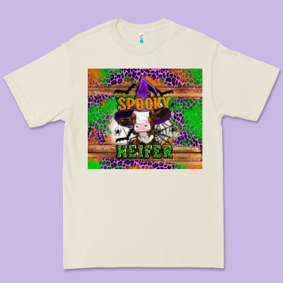 Spooky Heifer Premium Tee Designed By Artiststas