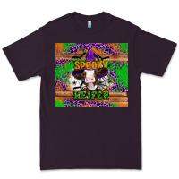 Plum Spooky Heifer Premium Tee - Artiststas