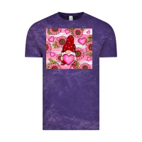 Cloud Purple valentines day gnomes Vintage Tee - RanaPortraitStore